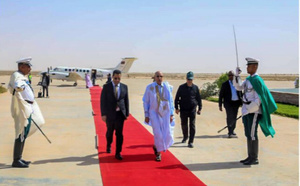Le Président de la République de retour à Nouakchott après une visite d’inspection dans la Wilaya du Gorgol