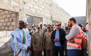 Le délégué général de Taazour Sidi Ould Moulaye Zeine visite des écoles, des centres de santé et une centrale solaire au Guidimakha