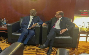 Le ministre des Affaires étrangères reçoit le président de la Commission de l’Union africaine