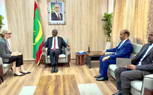 Le ministre des Affaires étrangères reçoit la chargée d’Affaires de l’ambassade des États-Unis