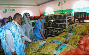 La ministre du Commerce et du Tourisme inspecte plusieurs expositions du Ramadan à Nouakchott