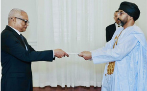 L’ambassadeur de Mauritanie auprès de la République du Cap-Vert présente ses lettres de créance