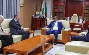 Le président de l’union nationale du patronat discute avec l’ambassadeur d’Algérie de la coopération économique et commerciale entre les deux pays