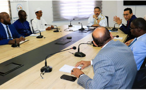 Une délégation du ministère tchadien des Affaires étrangères visite le siège du Groupe du Des Etats du Sahel à Nouakchott.