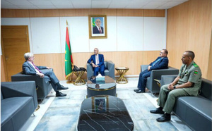 Le ministre de la Défense reçoit l’ambassadeur, chef de la mission de l’Union européenne dans notre pays