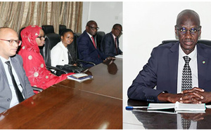 Le Ministre chargé du Secrétariat général du Gouvernement reçoit une délégation de la Facilité de Soutien Juridique affiliée à la BAD