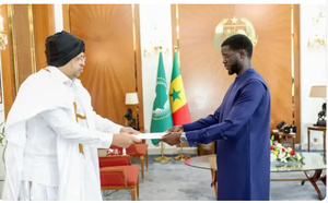 Le nouvel ambassadeur mauritanien au Sénégal a présenté ses lettres de créance au président Diomaye Faye