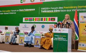 La ministre de l’Action Sociale représente la Première Dame à la réunion des Premières Dames à Banjul