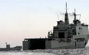 L’un des plus grands navires de débarquement espagnols dans le cadre d’une mission militaire en Mauritanie