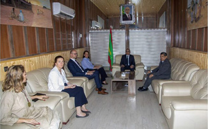 Le ministre de l’Intérieur s’entretient avec la représentante de l’ONU pour la lutte contre la drogue et le crime en Afrique de l’Ouest et du Centre