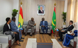 Le ministre des Affaires étrangères rencontre son homologue guinéen