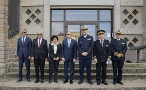 Le Président de la République visite la société PIRIOU de constructions navales et l’Institut français de recherche pour l’exploitation de la mer à Brest