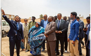 Le ministre délégué auprès du ministre de l’Intérieur visite la Région de Nouakchott et s’enquiert des projets de développement en cours