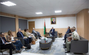 Le ministre de la Défense reçoit une délégation de l’Union européenne