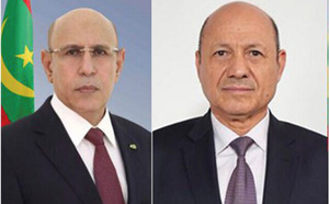 Le Président de la République présente ses condoléances au Président du Conseil de direction présidentiel yéménite suite au décès de l’ancien Président Abd Rabbou Mansour Hadi.