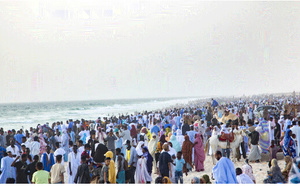 Plage de Nouakchott: Une destination de loisirs privilégiée pendant l’Aïd al-Adha.