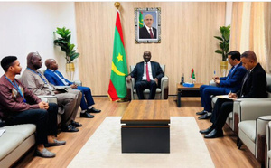 Le ministre des Affaires étrangères reçoit le représentant et directeur pays du Programme alimentaire mondial en Mauritanie