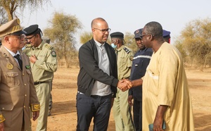 Taazour : le délégué général S.E.M Sidi Ould Moulaye Zeine supervise le lancement du regroupement de Wompou