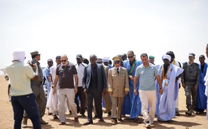 Le secrétaire général de “Taazour” visite des installations en cours de réalisation à Boulahrath.