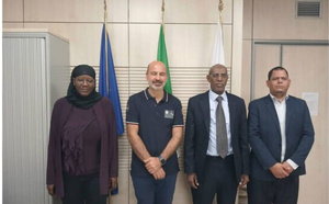 Le Délégué Général à la Sécurité civile et à la Gestion des Crises effectue une visite de travail en Italie