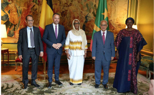 Le Ministre Secrétaire général de la Présidence de la République s’entretient avec le Vice-Premier ministre et ministre belge des Affaires étrangères