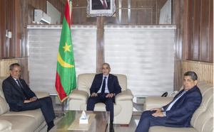 Le ministre de l’Intérieur s’entretient avec l’ambassadeur marocain en Mauritanie