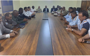 Le ministre délégué auprès du ministre de l’Intérieur préside une réunion de suivi du programme d’urgence pour le développement du Trarza