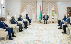Le Président de la République reçoit une délégation de la République de Guinée-Bissau