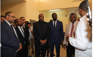Une délégation ministérielle effectue une visite de terrain au Centre hospitalier national