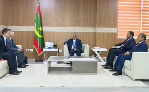 Le président de l’Assemblée nationale reçoit le chargé d’affaires par intérim de l’ambassade d’Ukraine en Mauritanie