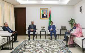 Le Premier ministre reçoit l’ambassadeur algérien accrédité en Mauritanie