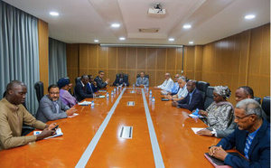 Le président de l’Union nationale du patronat mauritanien reçoit le vice-président de la Banque mondiale