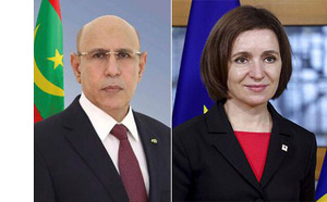 Le Président de la République félicite la Présidente de la Moldavie