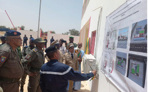 Assaba: inauguration du siège de secours de la Sécurité Civile et de la Gestion des Crises à Guerou