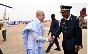 Le Président de la République arrive à Akjoujt pour une visite de travail et d’information dans l’Inchiri