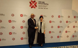 Le ministre des Affaires économiques s’entretient avec la présidente de la Banque asiatique Doha