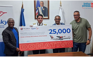 Fogo : CVsky Airways et Global Aviation de Yacoub Sidya font un don de 25 000 dollars pour soutenir les victimes de l’accident du 5 septembre