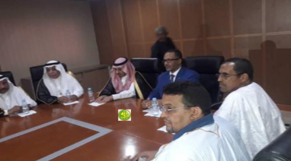 Le président du patronat mauritanien s’entretient avec la délégation du Conseil saoudien de la Choura