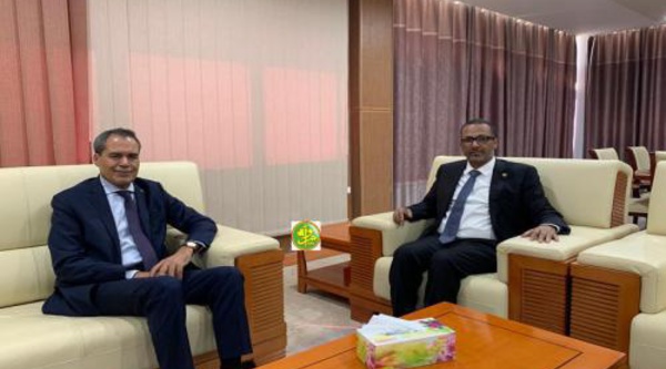 Le président de l’Union Nationale du Patronat Mauritanie s’entretient avec l’ambassadeur du Maroc en Mauritanie