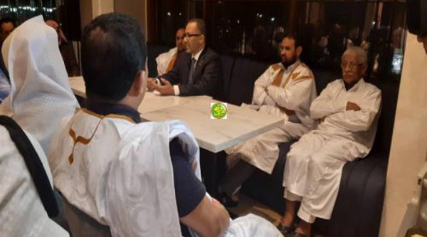 Le président de l’UPM rencontre des représentants de la colonie mauritanienne en Arabie Saoudite
