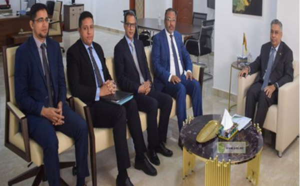 Le ministre de la Transition numérique reçoit le président de la Fédération du patronat mauritanien
