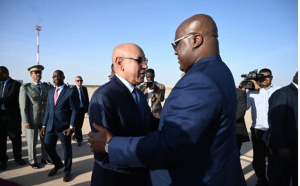 Le président de la République démocratique du Congo entame une visite d’amitié et de travail en Mauritanie
