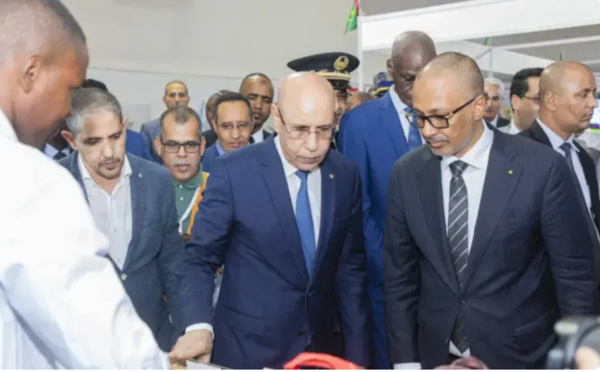 La première édition de l’exposition du secteur privé mauritanien inaugurée par le président Ghazouani