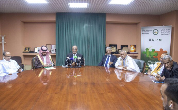 Le président de l’Union du patronat mauritanien s’entretient avec l’ambassadeur d’Arabie Saoudite à Nouakchott