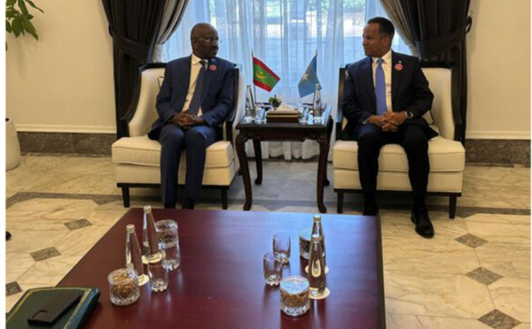 Le ministre des Affaires étrangères rencontre son homologue somalien