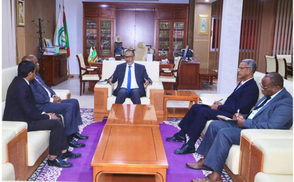 Le président du patronat de Mauritanie s’entretient avec l’ambassadeur d’Afrique du Sud du renforcement du partenariat économique