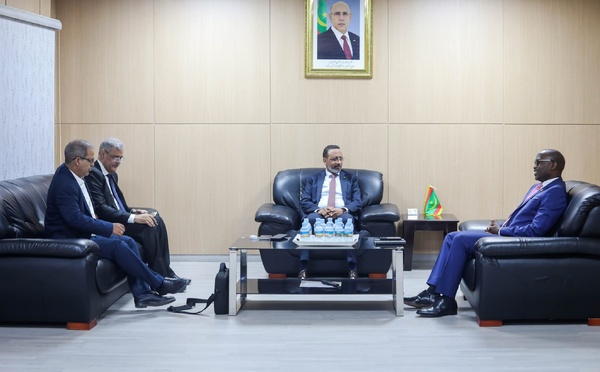 Le délégué général de TAAZOUR s’entretient avec le représentant du PNUD en Mauritanie