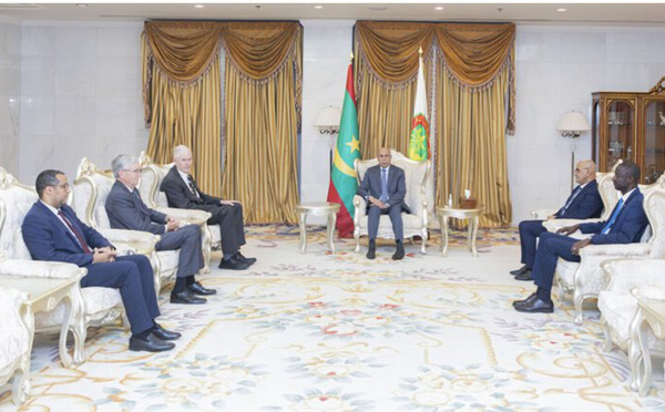 Le Président de la République reçoit le Directeur général de la Société Mines de Cuivre de Mauritanie