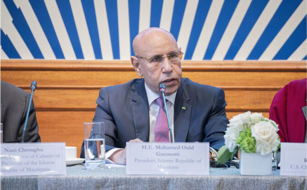 Le Président de la République préside une table ronde économique de haut niveau avec la participation des présidents et directeurs des grandes entreprises américaines