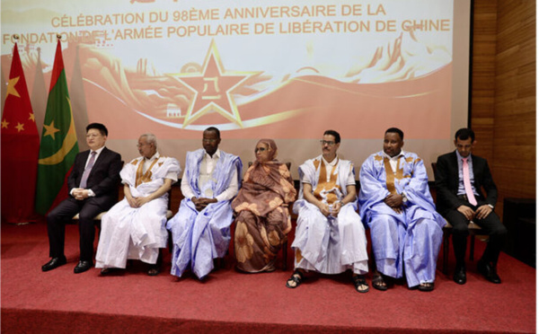 Réception à l’occasion de la célébration de la création de l’armée chinoise